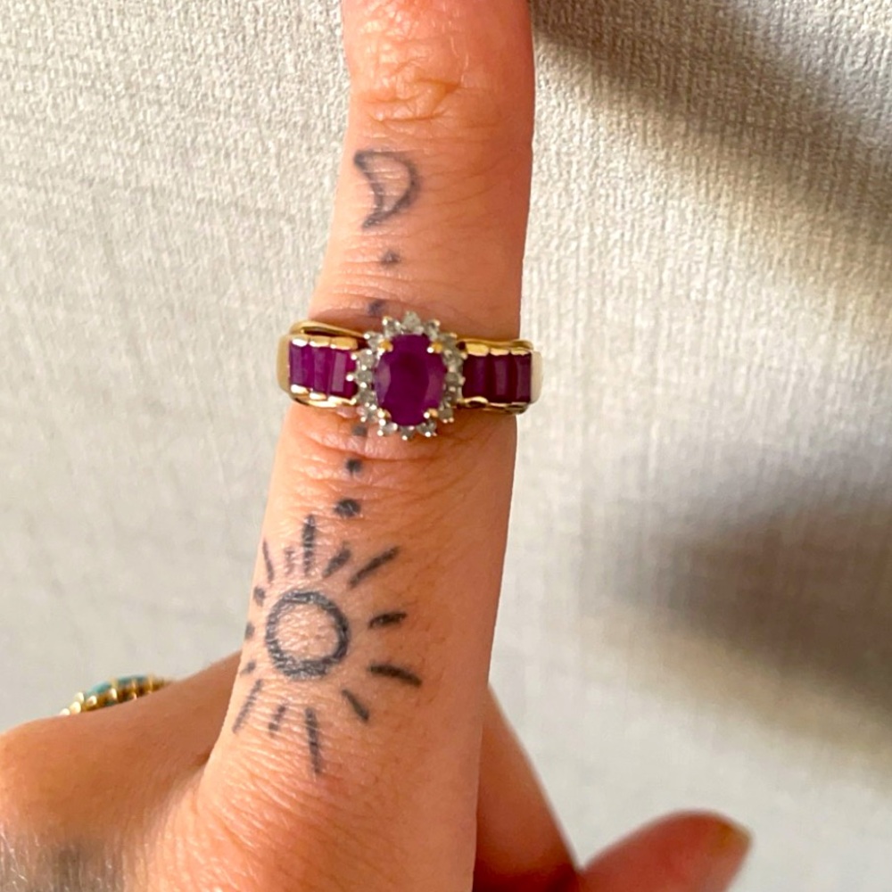 10k Ruby Ring size 7